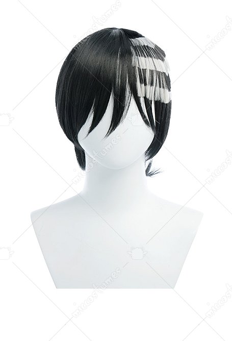 Soul Evans Death the Kid Cosplay Wig