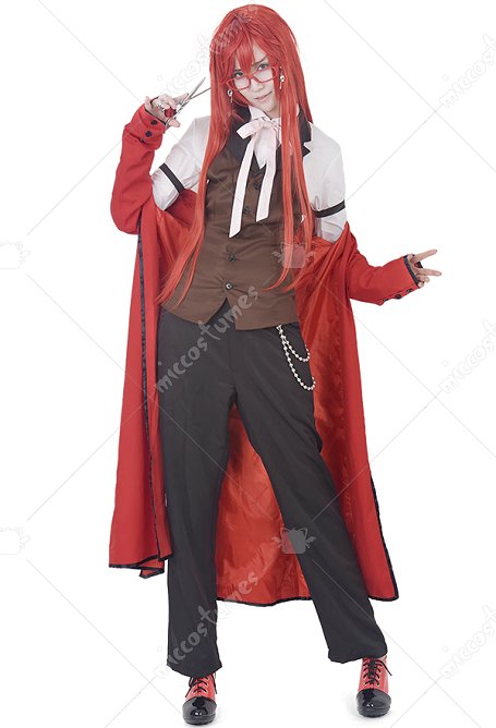 Disfraz Cosplay de Black Servant Grell Sutcliff