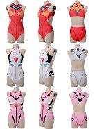 Womens Anime EVA Cosplay Swimwear One Piece Womens Anime EVA Cosplay Swimwear One Piece