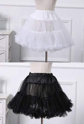 Women Petticoat Lolita Short Skirts Tutu Crinoline Underskirt