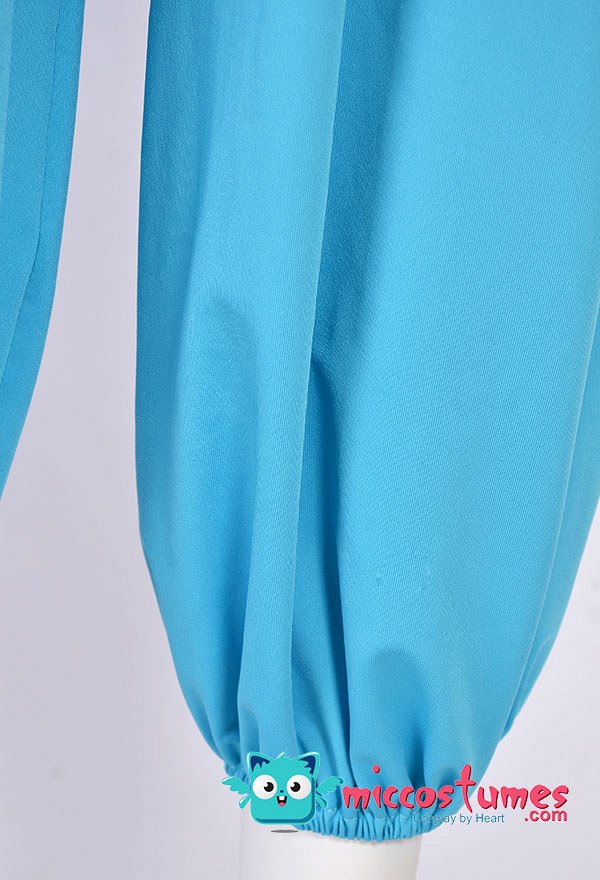 Blue Yoga Pilates Pants for Halloween Cosplay