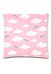 Miccostumes Housse de Coussin Motif Nuage Rainbow Taies d'Oreiller Pillowcase 18x18 Inch