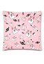 Miccostumes Rosa Kürbis Geist Dekokissenbezug Kissenbezug 18x18 Inch