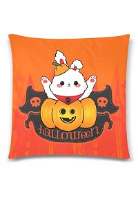 Miccostumes Halloween Kürbis Hase Dekokissenbezug Kissenbezug 18x18 Inch