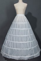 Mujer Lolita Vestido de Princesa Crinoline Gown Petticoat Underskirt Accesorios de Cosplay