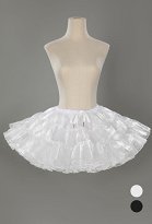 Puffy Layered Petticoat Skirt Short Tutu Underskirt for Cosplay Halloween