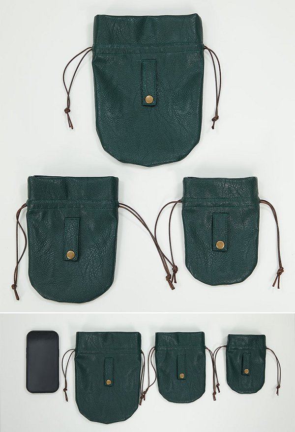 Sac vintage Sac banane à cordon de style médiéval