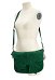 Medieval Maple Style Leaf Flap Satchel Green Shoulder Bag