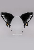 Japanese Style Lolita Cat Fox Plush Ears KC Handmade Faux Fur Headband Animal Cosplay Accessory Outfit