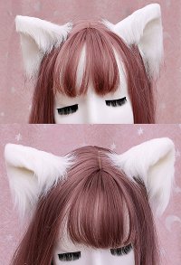 Japanischer Stil Katze Ohren Haarnadel Tier Ohren Lolita Plüsch Handgemacht Haarschmuck