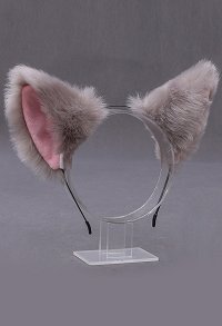 Accessoire de Cosplay Serre-tête Lolita avec Oreilles de Renard de Style Japonais en Fausse Fourrure
