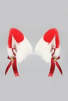 Japanese Lolita Style Weiße Rote Katze und Fuchs Plüschohr-Haarspangen Handgemachte Kunstpelz Tierohr Clips Halloween Cosplay Accessoires Japanese Lolita Style Weiße Rote Katze und Fuchs Plüschohr-Haarspangen Handgemachte Kunstpelz Tierohr Clips Halloween Cosplay Accessoires