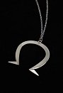 Alice Horseshoe Necklace U Character Fashionable Metal Neck Jewelry Cosplay Costume Necklace
