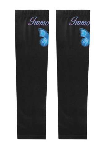 Arm Sleeves Blue Butterfly Pattern Sun Protection Arm Cover Sunproof Sleeves