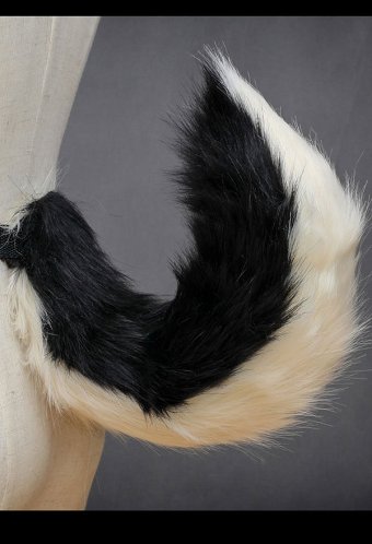 Accessoire de Cosplay Queue de Chien en Fausse Fourrure