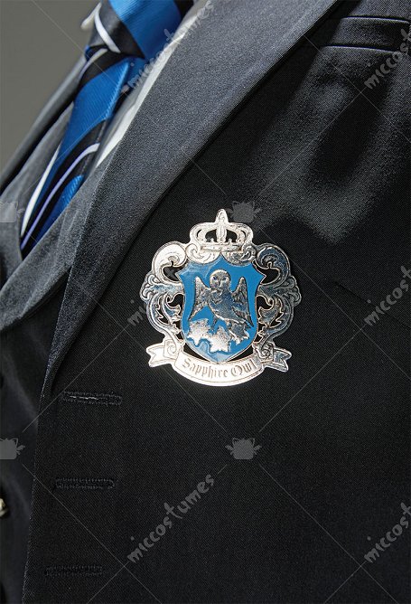 Kuroshitsuji  Disfraz de Cosplay Conjunto de insignia y corbata para accesorios de cosplay