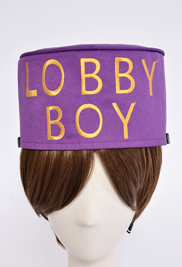 El Grand Budapest Hotel Unisex Adulto Purple Zero Lobby Boy Hat