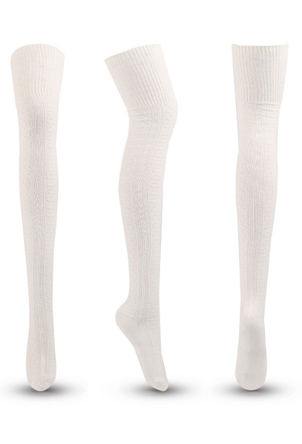 Miccostumes Hosiery Long Cotton Thigh High Socks Over the Knee High Boot Stockings Cotton Leg Cosplay Accessories