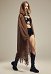Wasteland Style Jacket Irregular Hem Long Casual Hooded Coat
