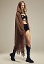 Wasteland Style Jacket Irregular Hem Long Casual Hooded Coat