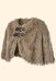Viking-style Faux Fur Shawl Medieval Scarf Shawl