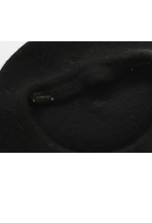 Sombrero de Moda Y2K Lolita Bowknot JK Gorra de Boina de Invierno