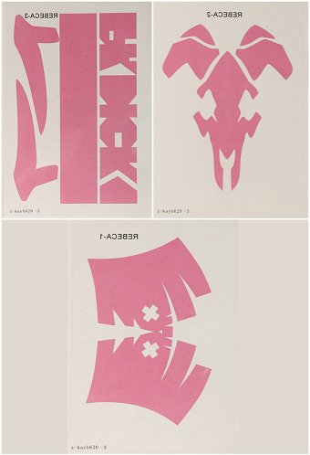 Cyberpunk: Edgerunners Rebecca Cosplay Tattoo Stickers 3 pcs