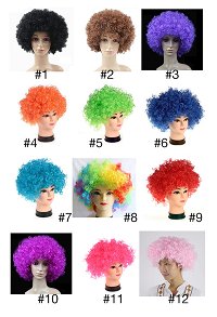 Carnival Wild-Curl Up Wig for Cosplay Parties