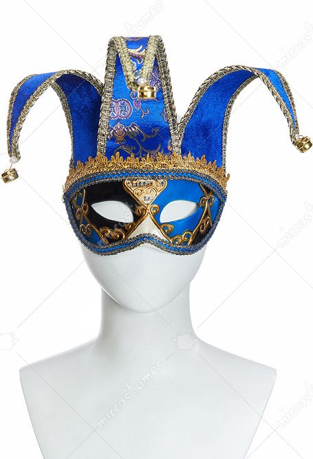 Máscara de carnaval de Venecia máscara retro de media cara para fiestas de baile