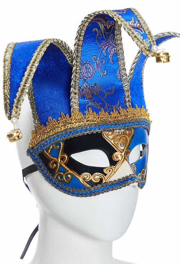 Máscara de carnaval de Venecia máscara retro de media cara para fiestas de baile