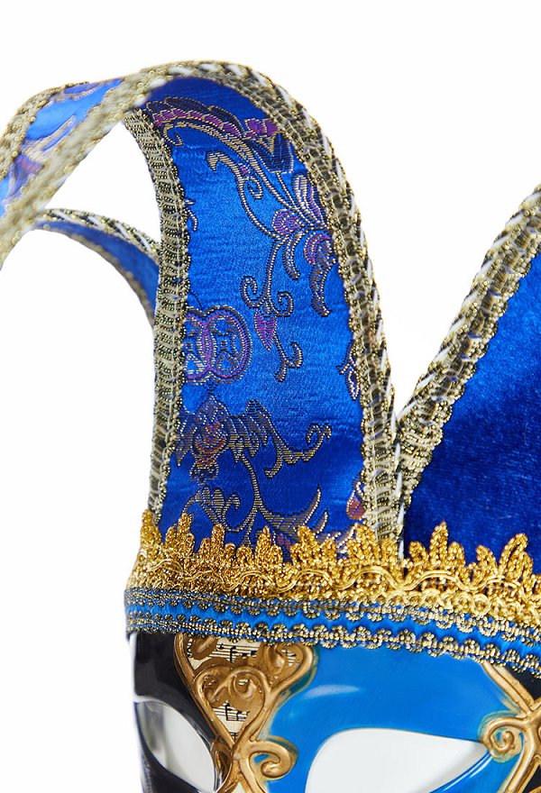 Máscara de carnaval de Venecia máscara retro de media cara para fiestas de baile