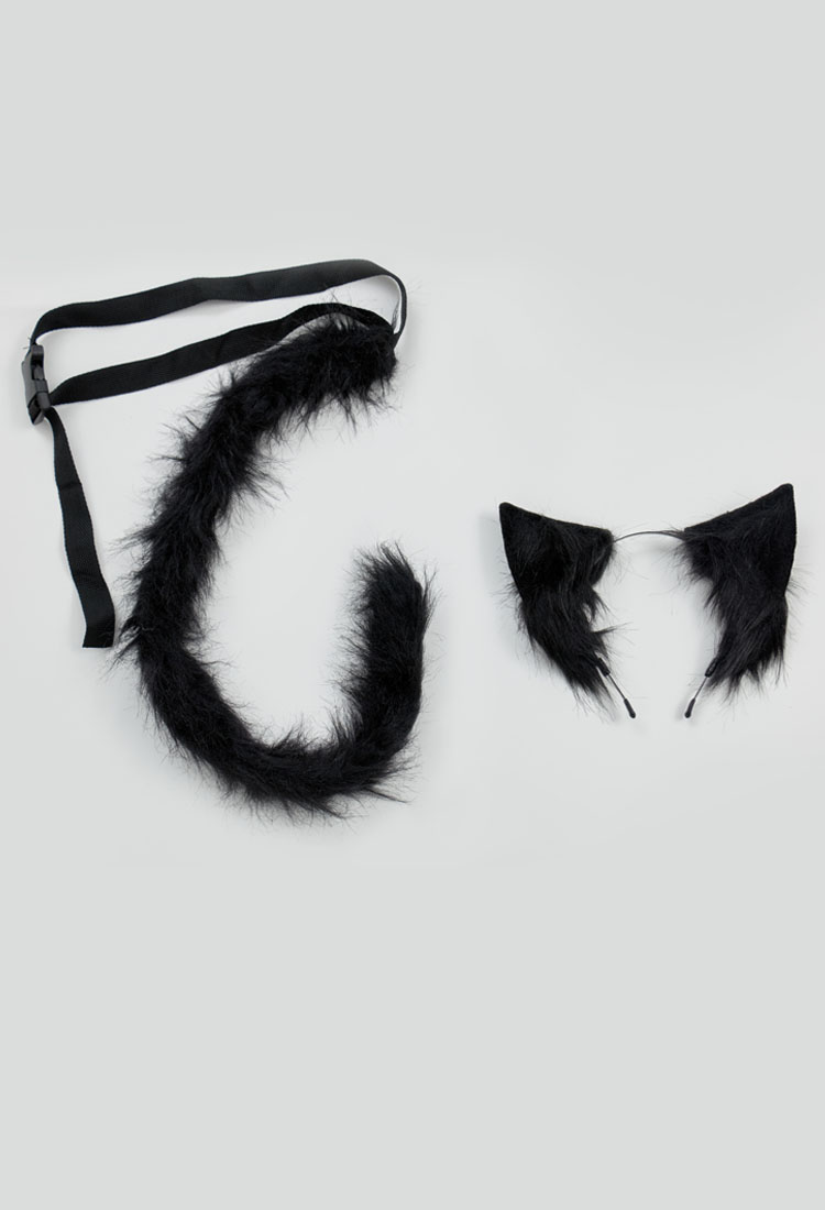 My Little Sister Can't Be This Cute Gokou Ruri Accessoires de bandeau et de queue de chat noir