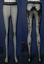 FGO Costume de Cosplay Consort Yu Mei-ren Costume de Accessoire Collant à Motif Floral Bas Collant