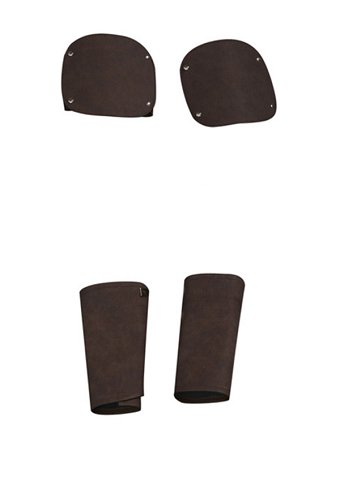 Fallout Lucy Disfraz de Cosplay Accesorios de Cosplay de Fallout 4 Lucy MacLain con Protecciones para Brazos y Manos con Protecciones para Rodillas y Piernas