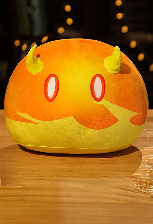 Genshin Impact Slimes Plush Toy Soft Throw Pillow Soft Stuffed Cute Cartoon Plush Doll