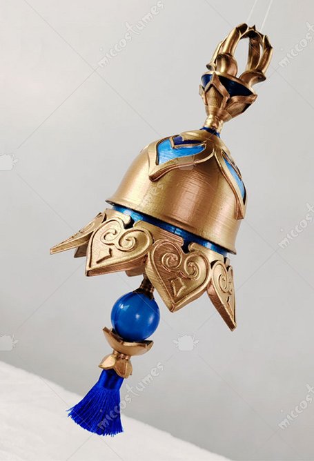 Genshin Impact The Wanderer Scaramouche Balladeer Cosplay Accessory Alaya Bell Weapon