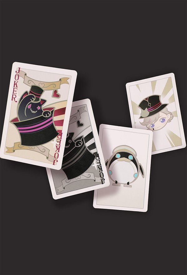 Genshin Impact Lyney Poker Cards Cosplay Accessory Prop