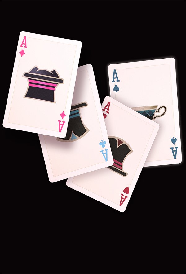 Genshin Impact Lyney Poker Cards Cosplay Accessory Prop