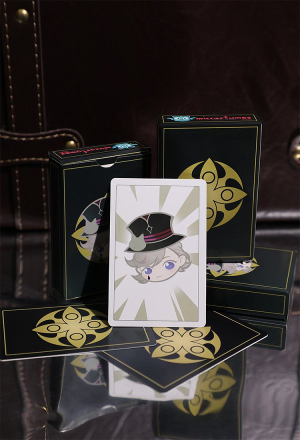 Genshin Impact Lyney Poker Cards Cosplay Accessory Prop