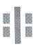 Halloween Decorations Bat and Spider Web Pattern Table Runner and Placemats