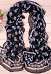 Accessoire Halloween Foulard en Mousseline de Soie Motif Crâne 2pcs
