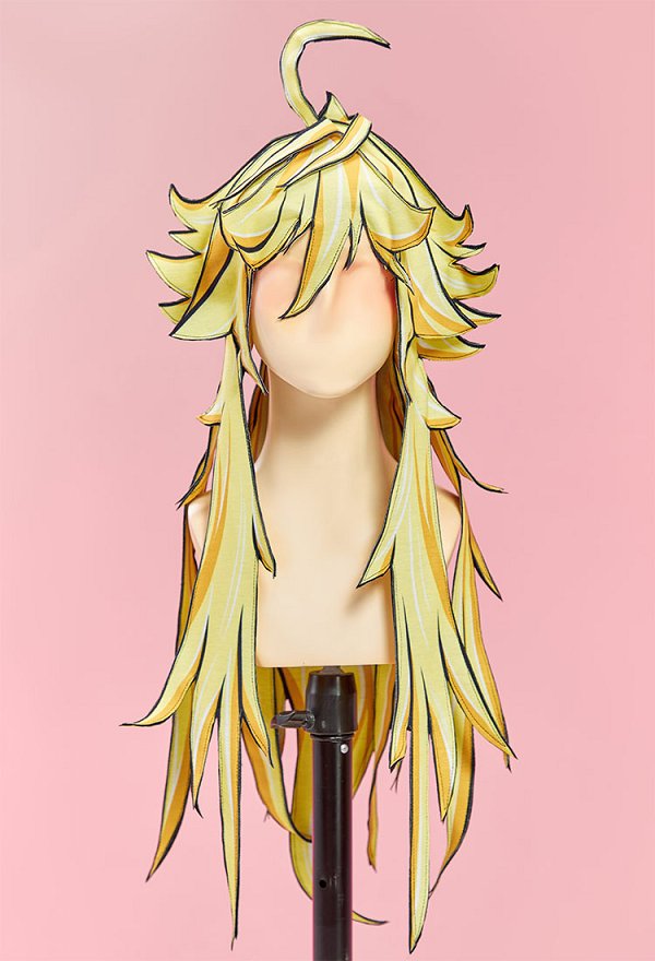Panty Stocking Anime Cosplay Yellow Wig Hat
