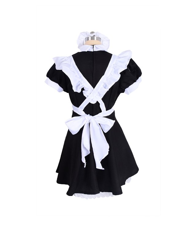 Alice in Wonderland Women Girl Maid Fancy Dress Lolita Cosplay Costume