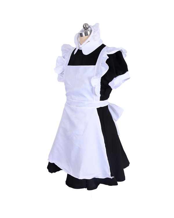 Alice in Wonderland Women Girl Maid Fancy Dress Lolita Cosplay Costume