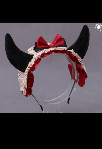 Accessoire de Cosplay Lolita Serre-tête avec Corne de Diable