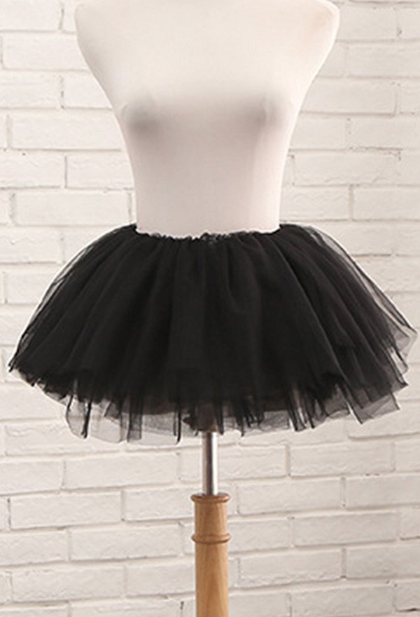 Women Petticoat Lolita Kawaii Short Skirts Tutu Underskirt Crinoline