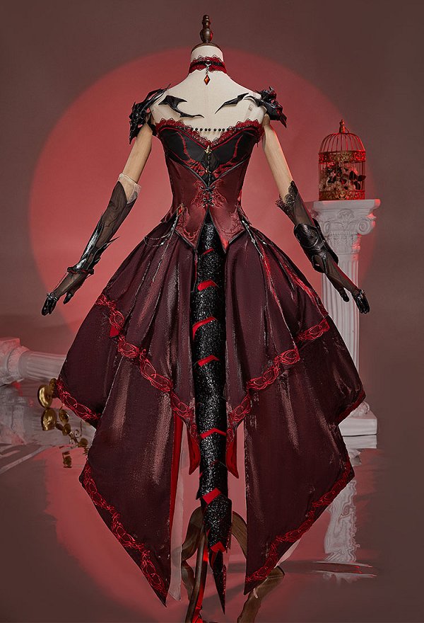 Amor y espacio profundo Scarlet Passion MC Cosplay Accesorio Cola Prop