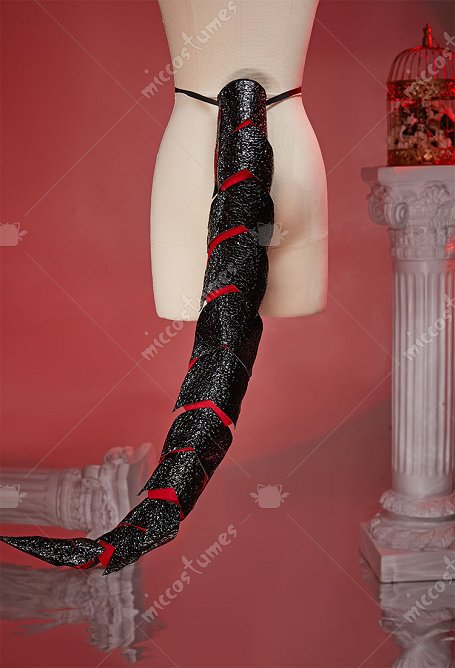 Amor y espacio profundo Scarlet Passion MC Cosplay Accesorio Cola Prop