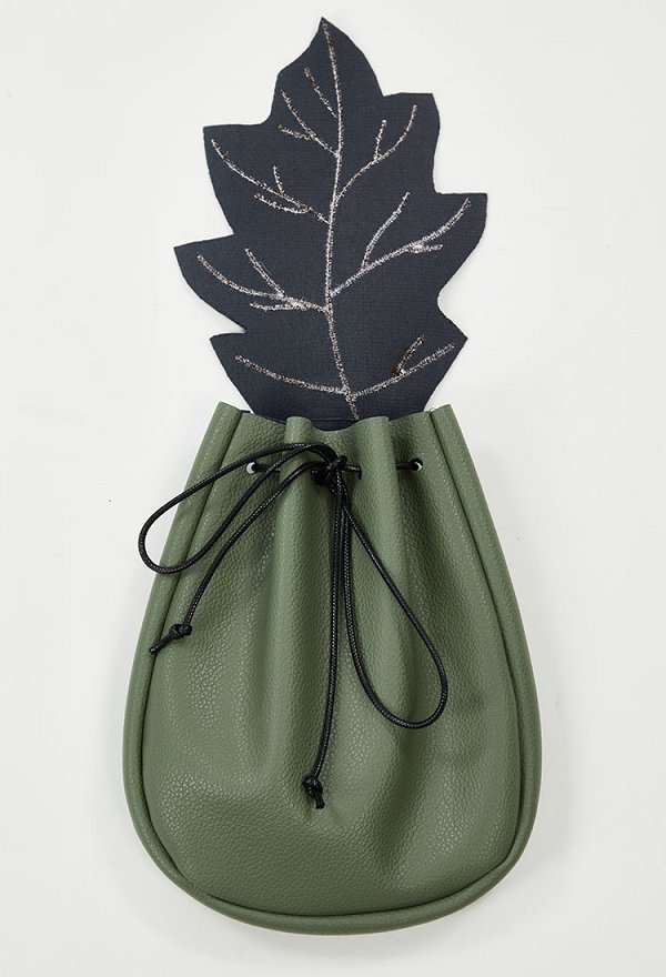 Medieval Drawstring Leaf Flap Belt Pouch Renaissance Vintage Waist Bag Coin Purse 