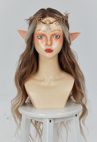 Disfraz de Cosplay Accesorio de Rol de Estilo Medieval Adorno para la Cabeza de Estilo Elfo Corona de Flores Decoración para la Cabeza